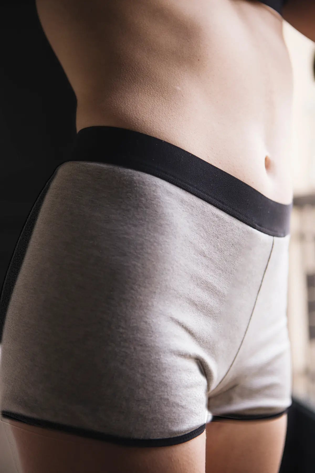 Boxer Glow Gris Chiné