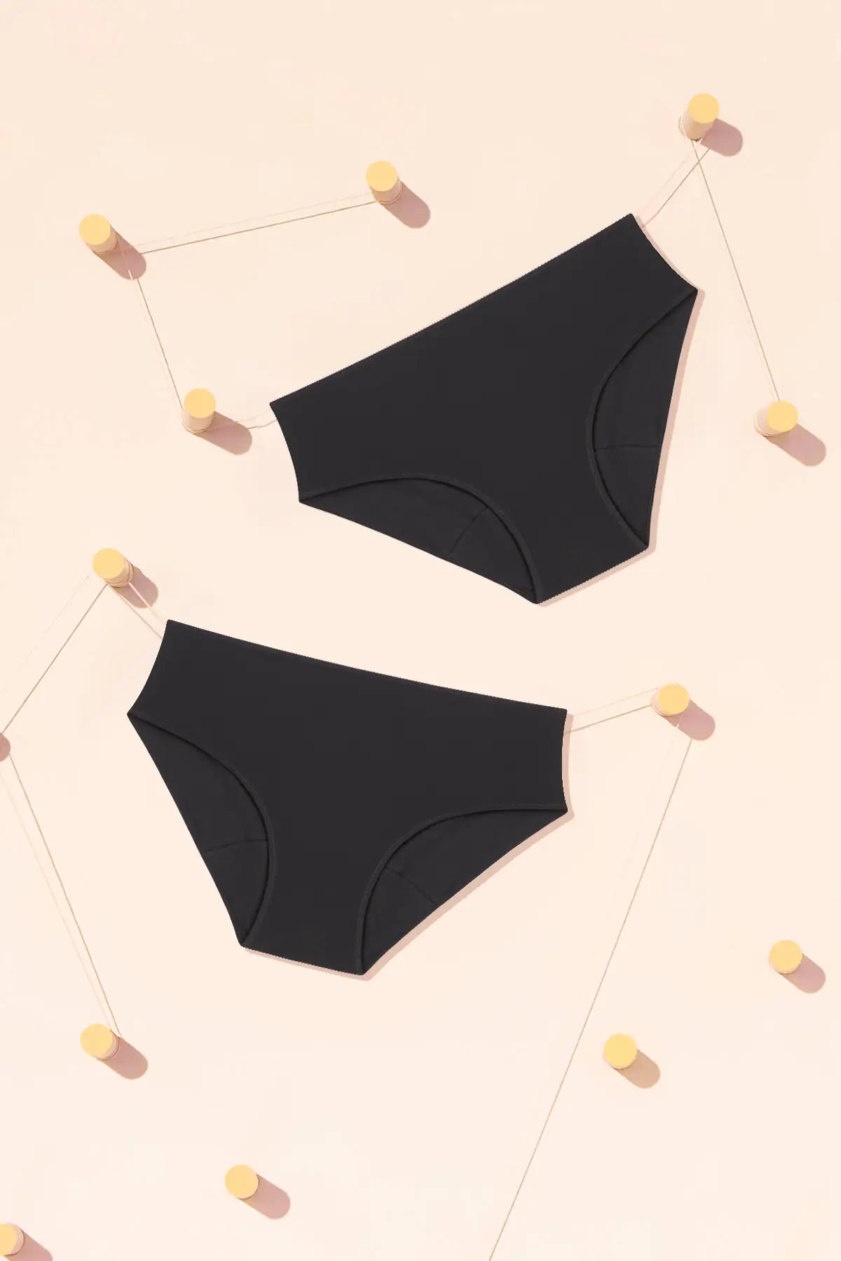 Duo-Pack – 2 Héra Shortys Schwarz