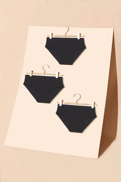 Trio-Pack – 3 Héra Shortys Schwarz