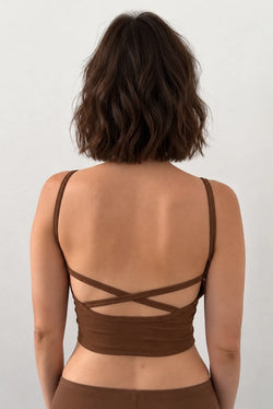 Le Brigitte Bra Top Dos Ballet Cognac