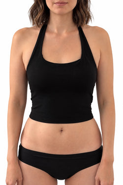 Le Eleanor Bra Top Dos Riviera Noir