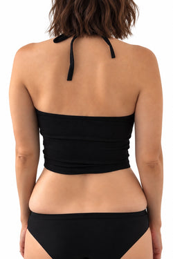 Le Eleanor Bra Top Dos Riviera Noir