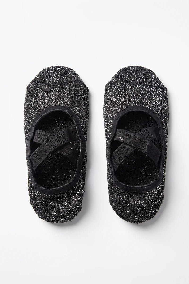 Chaussettes Pailletées Antidérapantes Espresso