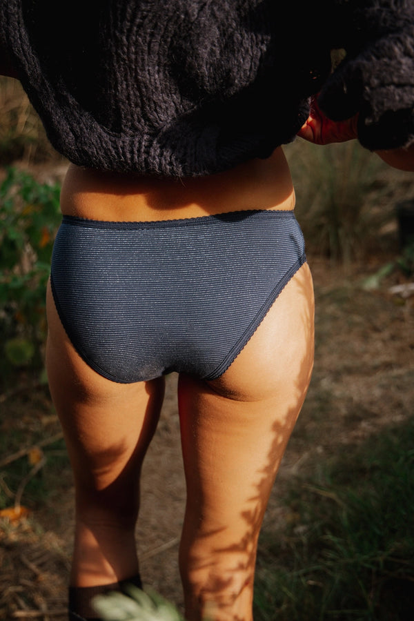 Gaïa Striped Navy Brief