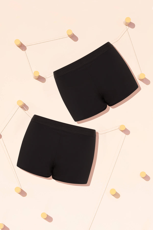 Duo Pack - 2 Black Glow Boxers