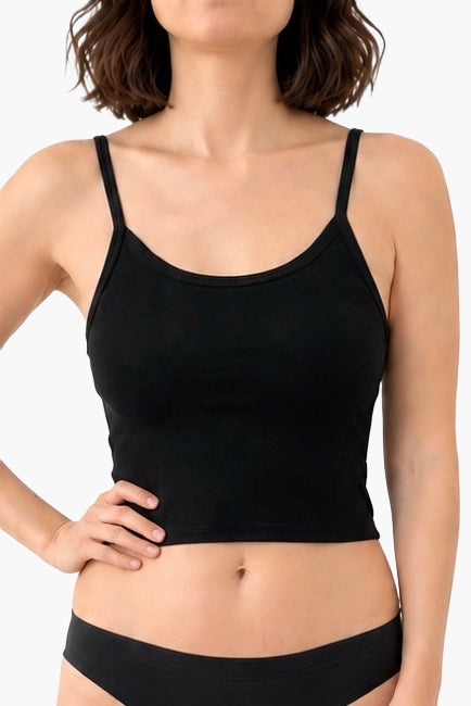 Le Brigitte Bra Top Dos Ballet Noir
