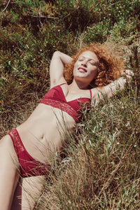 Anthéia Burgundy Bra