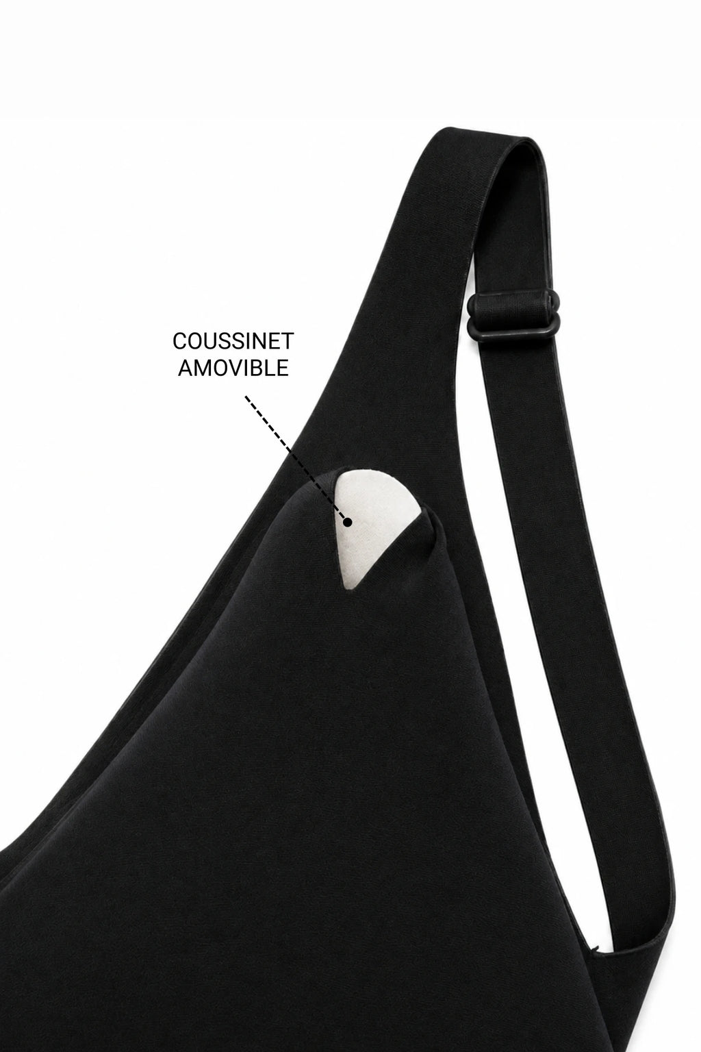 Brassière Invisible Sculptante Galbe Noir