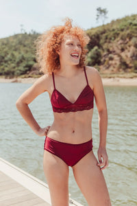 Burgundy Callie Hiphugger